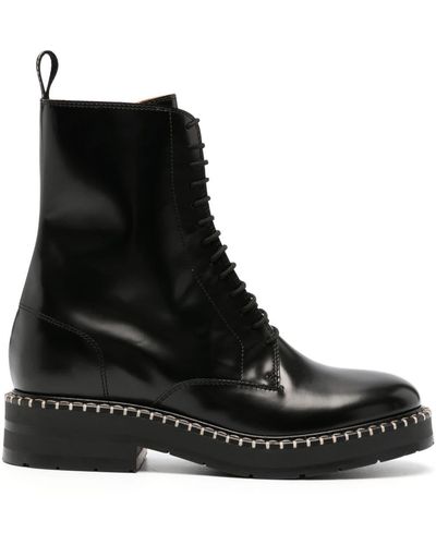Chloé Noua Leather Ankle Boot - Black