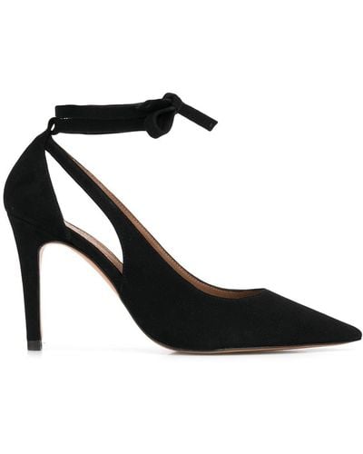 Ba&sh Catilde Wrap-ankle Court Shoes - Black