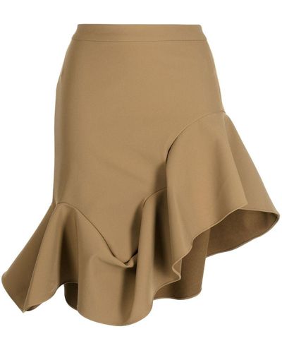 JNBY Asymmetric Midi Skirt - Natural