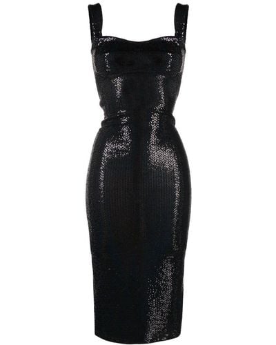 Atu Body Couture Sleeveless Sequin Dress - Black