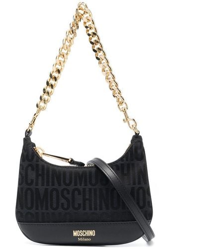 Moschino Monogram-pattern Tote Bag - Black