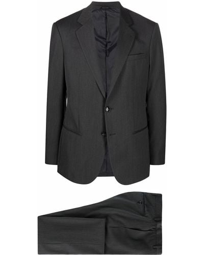 Giorgio Armani Slim-fit Wool Two-piece Suit - Gray