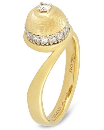 Officina Bernardi 18kt Yellow Gold Empire Diamond Ring - Metallic