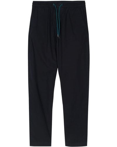 PS by Paul Smith Straight-leg Cotton Trousers - Blue