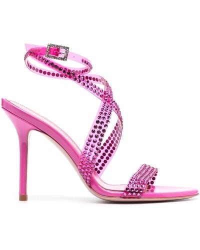 Gedebe Kim 100mm Embellished Sandals - Pink