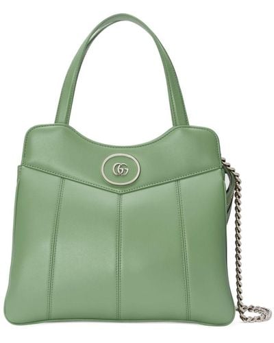 Gucci Small Petite GG Tote Bag - Green