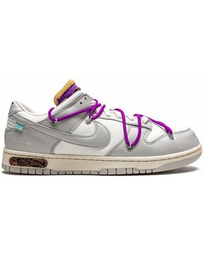 NIKE X OFF-WHITE Dunk Low "lot 28" Trainers - Multicolour