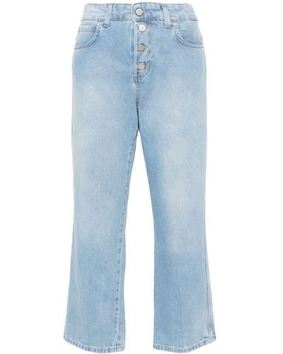 ..,merci Bella Straight-leg Cropped Jeans - Blue