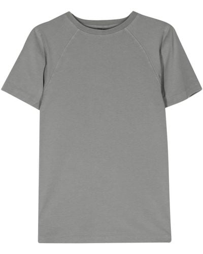 Entire studios Crew-neck Cropped T-shirt - Grey