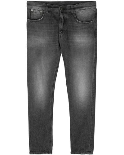 Dondup Dian Mid-rise Slim-fit Jeans - Grey