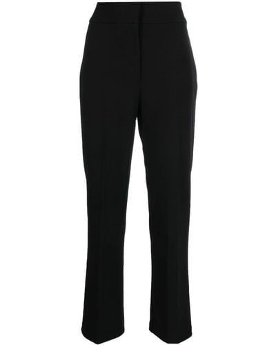 DKNY High-waisted Cropped Trousers - Black