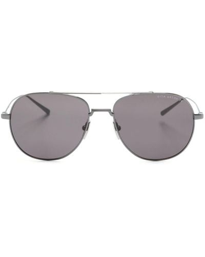 Dita Eyewear Pilot-frame Tinted Sunglasses - Grey
