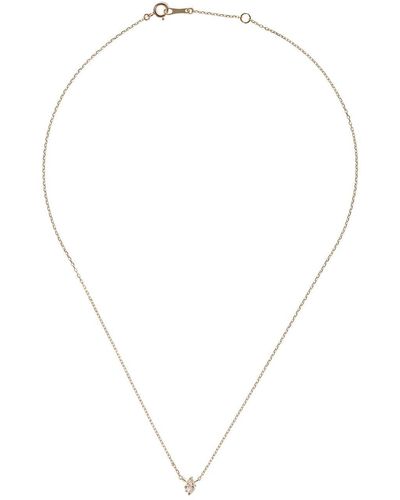 Mizuki 14kt Diamond Delicate Necklace - White