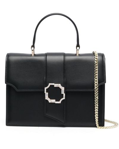 Malone Souliers Audrey Leather Tote Bag - Black