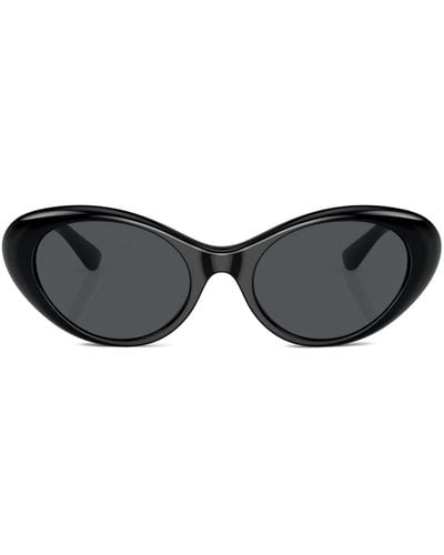 Versace Medusa Head Cat-eye Sunglasses - Black