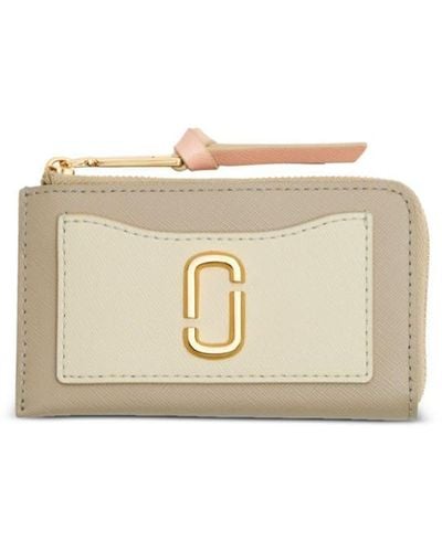 Marc Jacobs The Top Zip Multi Wallet - Natural