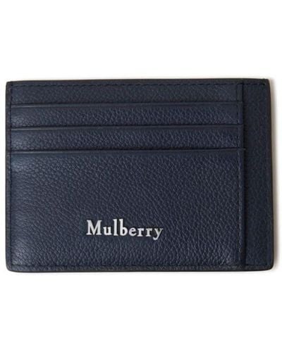 Mulberry Farringdon Leather Card Holder - Blue