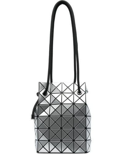 Bao Bao Issey Miyake Geometric-panelled Wring Bucket Bag - White