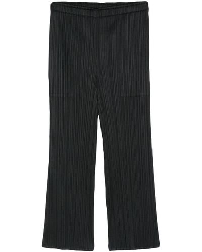 Pleats Please Issey Miyake Pantalones Thicker Bottoms - Negro