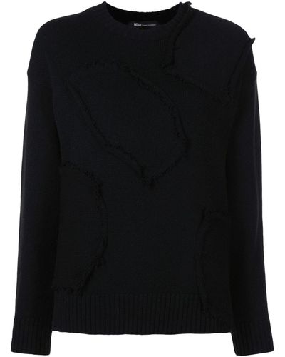UMA | Raquel Davidowicz Patch-detail Knitted Sweater - Black