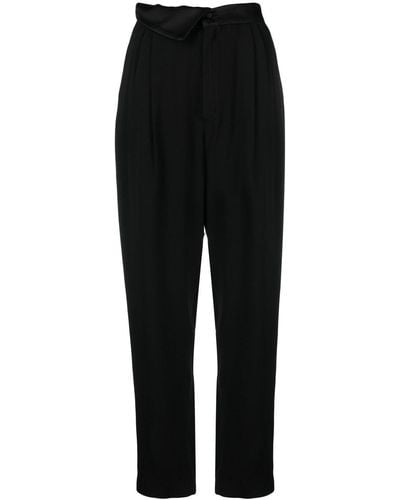 CoSTUME NATIONAL Straight-leg Tailored Trousers - Black