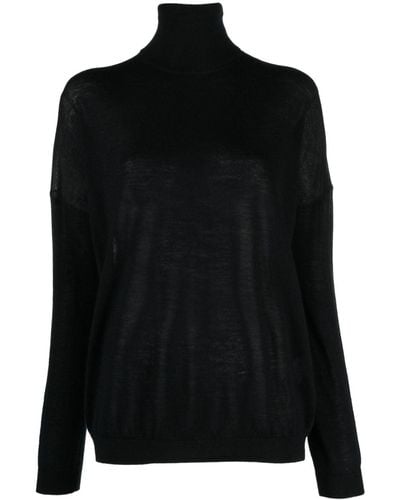 P.A.R.O.S.H. Cut-out Cashmere Sweater - Black