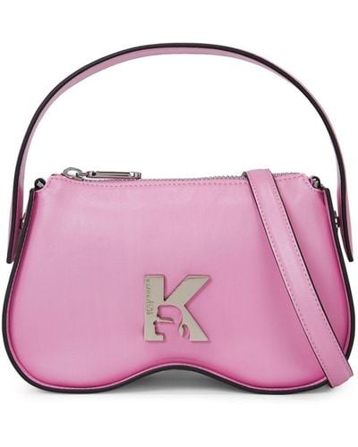 Karl Lagerfeld Sunglasses Faux-leather Handbag - Purple