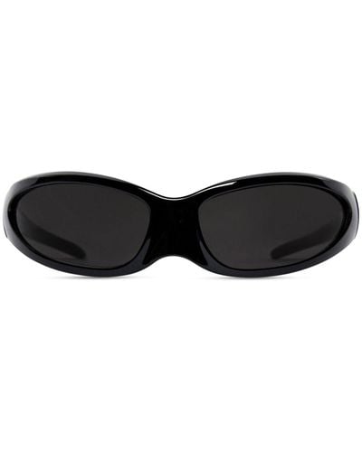 Balenciaga Gafas de sol Skin con montura cat eye - Marrón