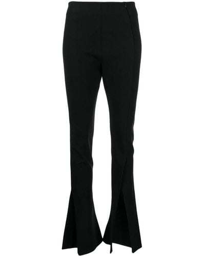 A.W.A.K.E. MODE New Rave Flared Trousers - Black