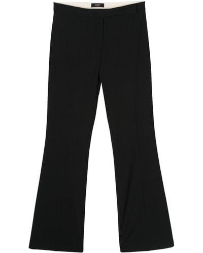 Seventy Pressed-crease Flared Trousers - Black
