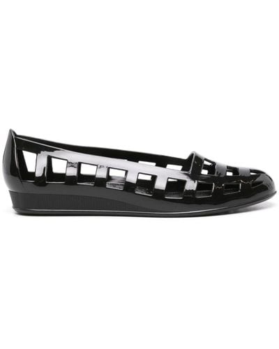 Ancient Greek Sandals Elli Jelly Ballerina Shoes - Black