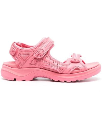 Ecco Offroad Panelled Sandals - Pink