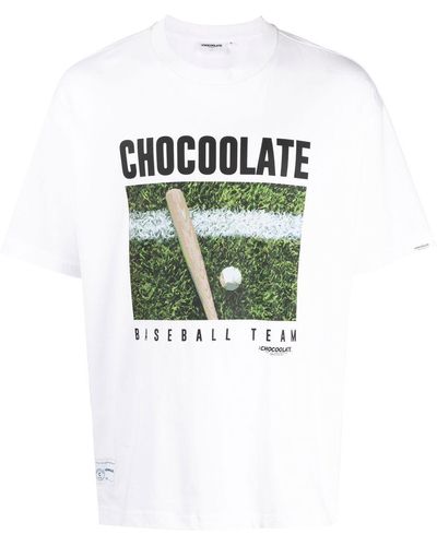 Chocoolate Graphic Print T-shirt - Green