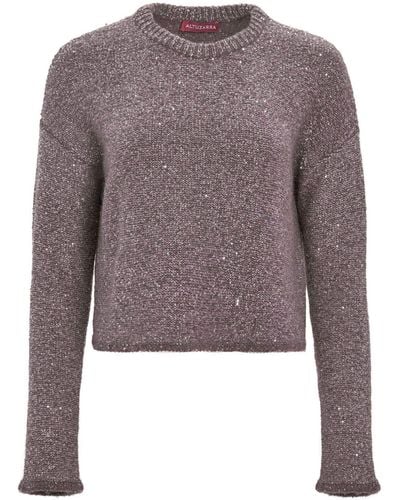 Altuzarra Yasworth Sequinned Sweater - Brown
