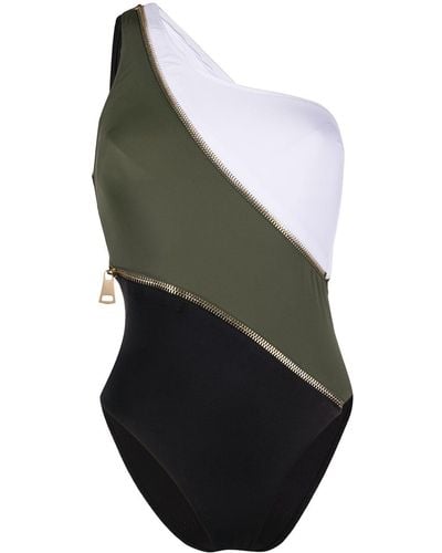 Moeva Asymmetric Swimsuit - Green
