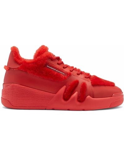 Giuseppe Zanotti Talon Winter Low-top Sneakers - Red