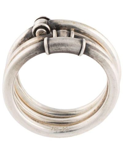 Werkstatt:münchen Ring aus Silber - Mettallic