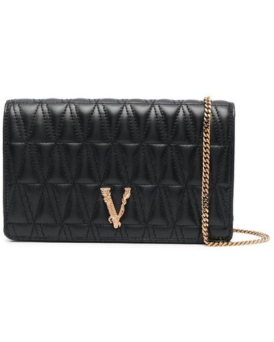 Versace Virtus クラッチ - ブラック