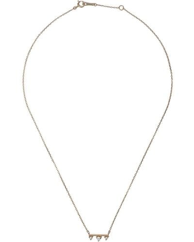 Mizuki 14kt Gold Sea Of Beauty Diamond Necklace - Metallic