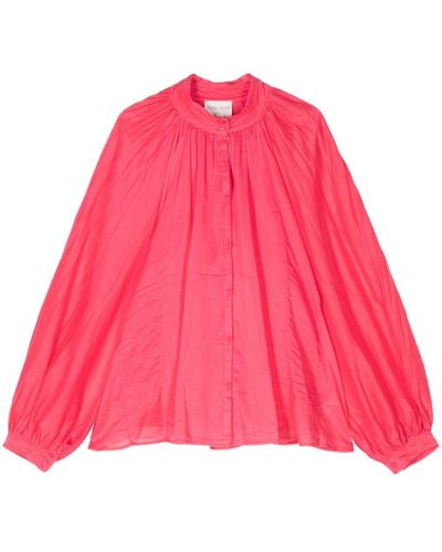 Forte Forte Voile Raglan-Sleeves Blouse - Pink