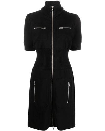 Gucci Zipper Mini Dress - Black