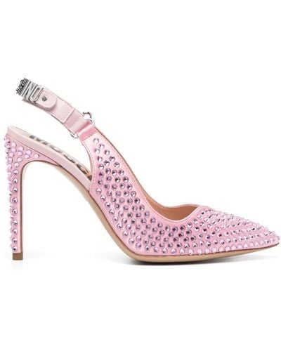 Moschino Zapatos con tacón de 105mm - Rosa