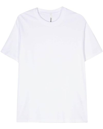 Attachment T-shirt en coton à manches courtes - Blanc