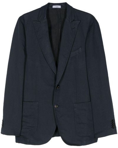 Boglioli K-jacket Single-breasted Blazer - Blue