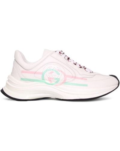 Gucci Run Leather Sneaker - White