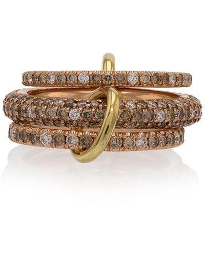 Spinelli Kilcollin Rose Gold Nova Diamond Ring - Wit