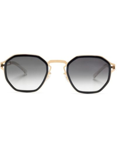 Mykita Gia Geometric-frame Sunglasses - Black