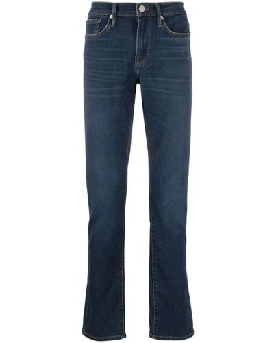 FRAME Schmale L'Homme Tapered-Jeans - Blau