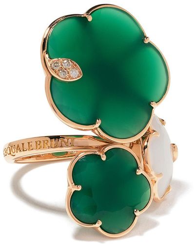 Pasquale Bruni 18kt Rose Gold Ton Joli Agate And Diamond Ring - Multicolour