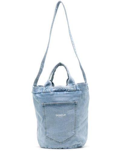 Dondup Denim Shoulder Bag - Blue